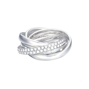 Esprit Damen Ring Messing JW50057 Silber ESRG02838A1
