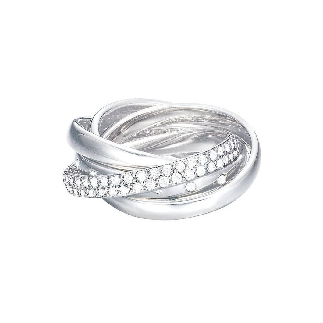 Esprit Damen Ring Messing JW50057 Silber ESRG02838A1