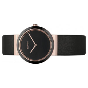 Bering Damen Uhr Armbanduhr Slim Ceramic - 10729-446 Leder