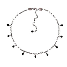 Laden Sie das Bild in den Galerie-Viewer, Konplott Kette Collier Tutui Collection black jet silber
