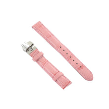Laden Sie das Bild in den Galerie-Viewer, Ingersoll Ersatzband für Uhren Leder rosa Kroko Faltschl. Si 16 mm