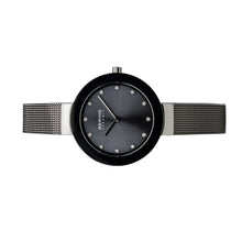 Laden Sie das Bild in den Galerie-Viewer, Bering Damen Uhr Armbanduhr Slim Ceramic - 11429-389 Meshband