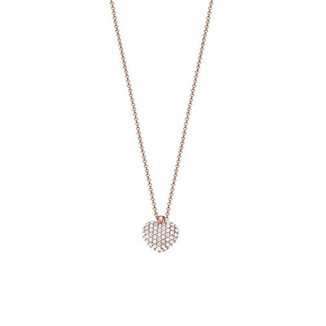 Esprit Collection Damen Kette Collier Silber Rosé Euphoria ELNL92790B420