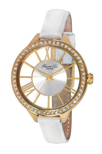 Kenneth Cole New York Damen-Armbanduhr Analog Leder 10014882 / KC2865
