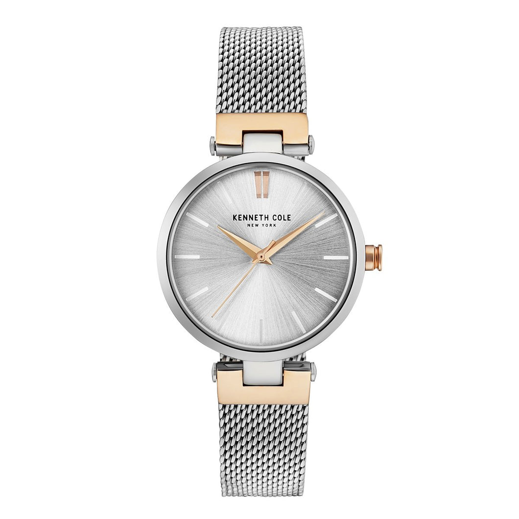 Kenneth Cole New York Damen-Armbanduhr Analog Quarz Edelstahl KC50543003