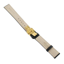 Laden Sie das Bild in den Galerie-Viewer, Ingersoll Ersatzband für Uhren Leder schwarz Kroko Faltschl.gold 20 mm XL