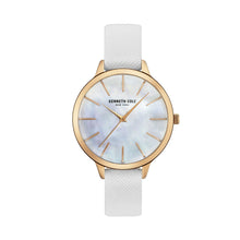 Laden Sie das Bild in den Galerie-Viewer, Kenneth Cole New York Damen-Armbanduhr Analog Quarz Leder KC15056001
