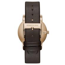 Laden Sie das Bild in den Galerie-Viewer, Kenneth Cole New York Herren-Armbanduhr Analog Quarz Leder 10030809