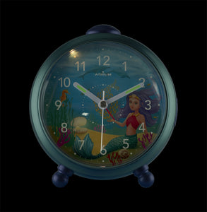 ATRIUM Kinderwecker Wecker Analog Quarz Meerjungfrau Mädchen A932-13 Nelly