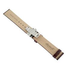 Laden Sie das Bild in den Galerie-Viewer, Ingersoll Ersatzband für Uhren Leder braun gl. Kroko Faltschl. Si 22 mm