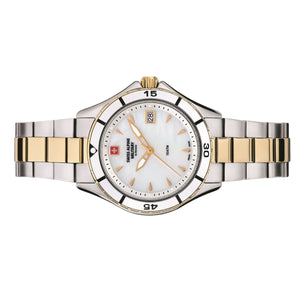 Swiss Alpine Military Damen Uhr Analog Quarz 7740.1143SAM Edelstahl