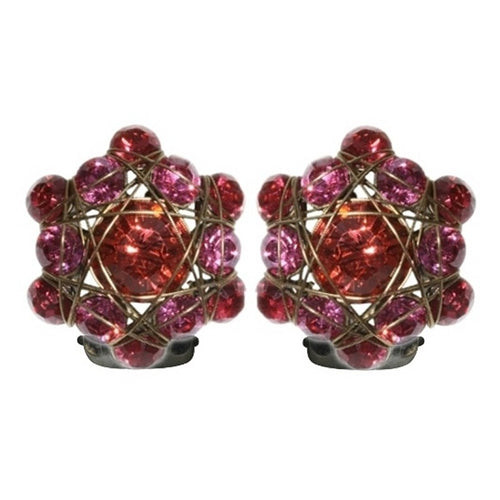 Konplott Ohrringe Ohrclip Bended Lights korallenfarbig / pink