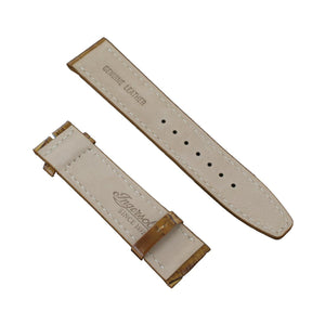 Ingersoll Ersatzband für Uhren Leder hellbraun Kroko 22 mm