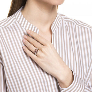 Joop Damen Ring Silber Kristalle 202453