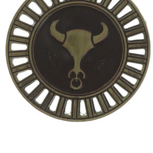 Konplott Anhänger Charm Zodiac Taurus/Stier S brass/silver