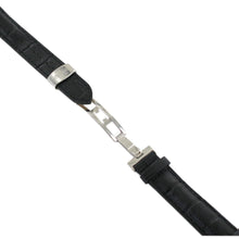 Laden Sie das Bild in den Galerie-Viewer, Ingersoll Ersatzband für Uhren Leder schwarz Kroko Faltschl.20 mm XL