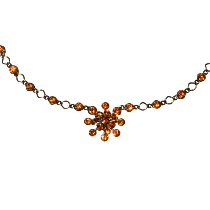 Konplott Halskette Collier Magic Fireball gelb Topaz