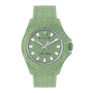 Philipp Plein Unisex Uhr Analog Quarz PLEIN POWER Grün PWKAA0221 Silikon