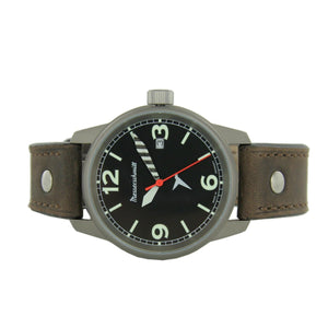 Aristo Herren Messerschmitt Uhr Fliegeruhr Titan ME-67TI