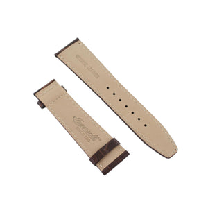 Ingersoll Ersatzband für Uhren Leder dunkelbraun Kroko 24 mm