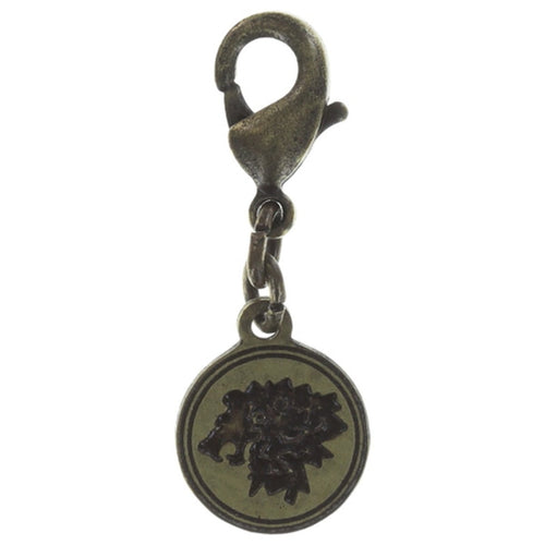 Konplott Anhänger Charm Zodiac Leo/Loewe XS brass/silver