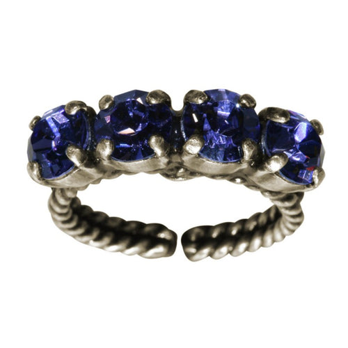 Konplott Ring Colour Snake lila Tansanit SS 29