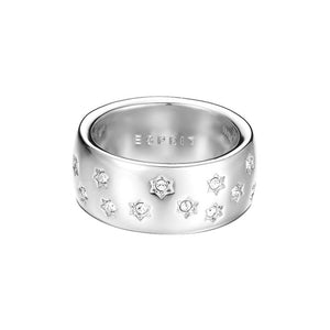 Esprit Damen Ring Edelstahl Silber jw52885 Zirkonia ESRG02691A1