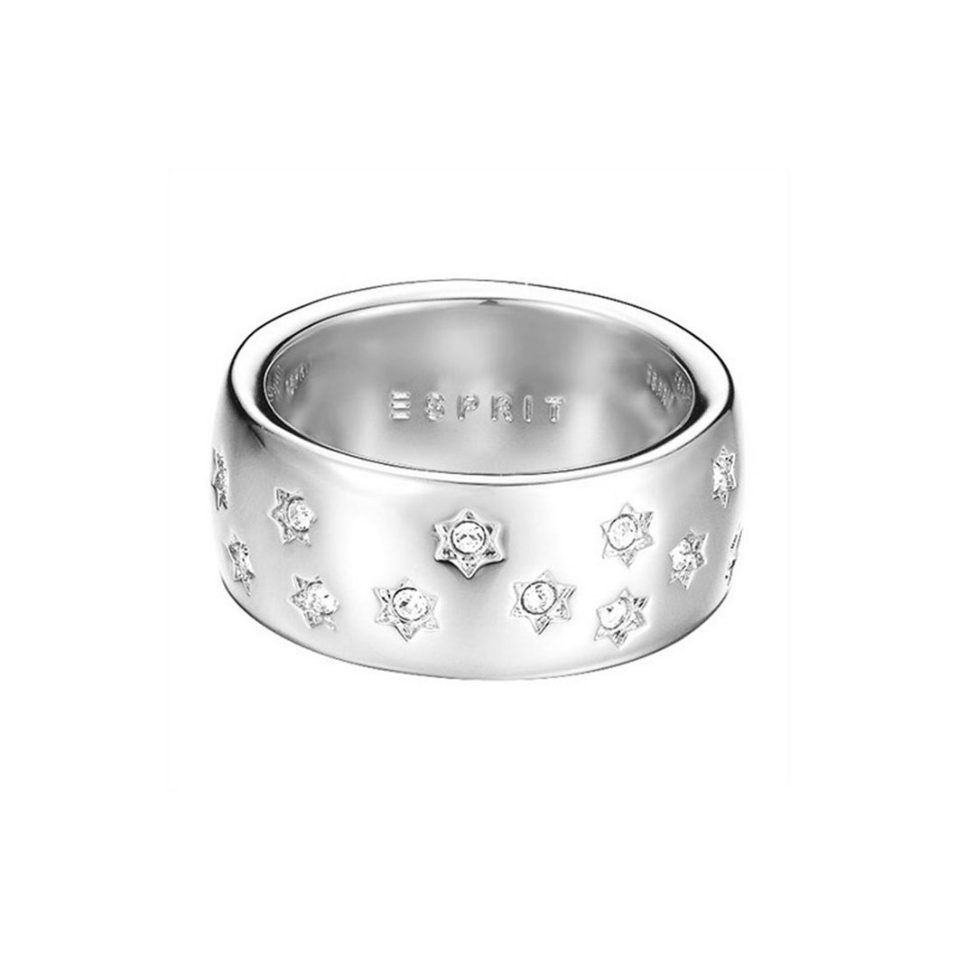 Esprit Damen Ring Edelstahl Silber jw52885 Zirkonia ESRG02691A1
