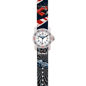 Scout Kinder Uhr Lernuhr Action Boys - Power Car Jungen 280376008