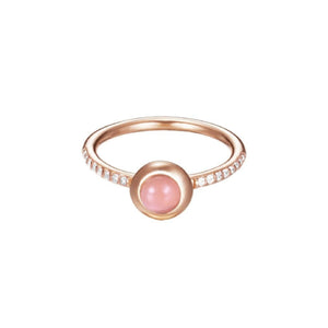 Esprit Damen Ring Silber Rosé Zirkonia sparkling petite ESRG92507A1