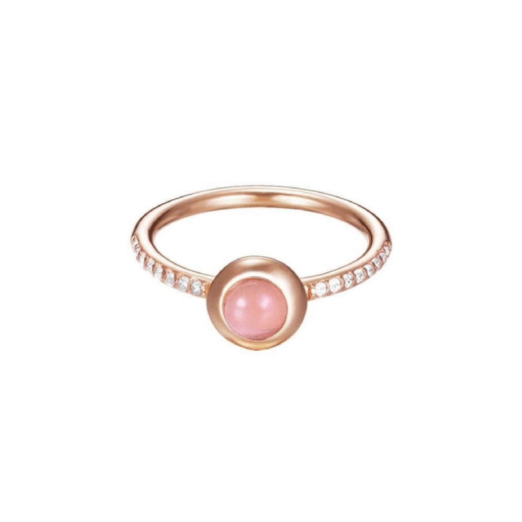 Esprit Damen Ring Silber Rosé Zirkonia sparkling petite ESRG92507A1