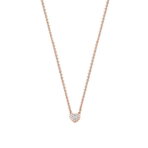 Esprit Damen Kette Collier Silber Rosé Zirkonia Petite ESNL92942C420