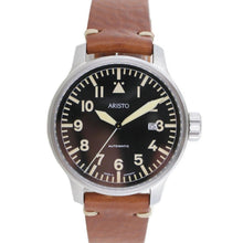 Laden Sie das Bild in den Galerie-Viewer, Aristo Herren Uhr Armbanduhr Vintage Fliegeruhr Automatik 7H102