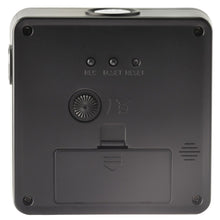 Laden Sie das Bild in den Galerie-Viewer, ATRIUM Wecker Analog Quarz Funkwecker A660-7 Licht Snooze schwarz