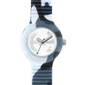 Hip Hop Uhr Armbanduhr Silikonuhr Camouflage small HWU0362