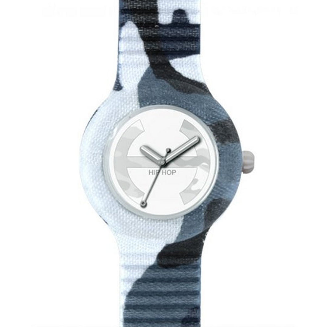 Hip Hop Uhr Armbanduhr Silikonuhr Camouflage small HWU0362
