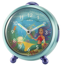 Laden Sie das Bild in den Galerie-Viewer, ATRIUM Kinderwecker Wecker Analog Quarz Meerjungfrau Mädchen A932-13 Nelly