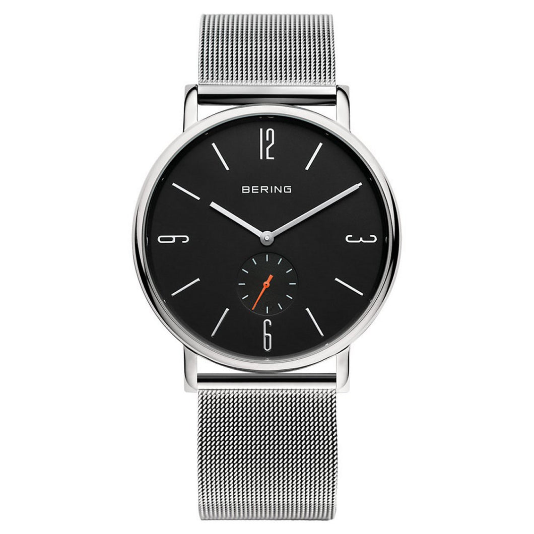 Bering Herren Uhr Armbanduhr Slim Radio Control - 53739-002 Meshband