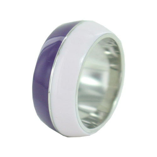 Esprit Damen Ring Edelstahl Marin 68 lila / flieder ESRG11563F