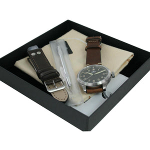 Aristo Herren Uhr Armbanduhr Automatic 7H96 Vintage 47 Leder