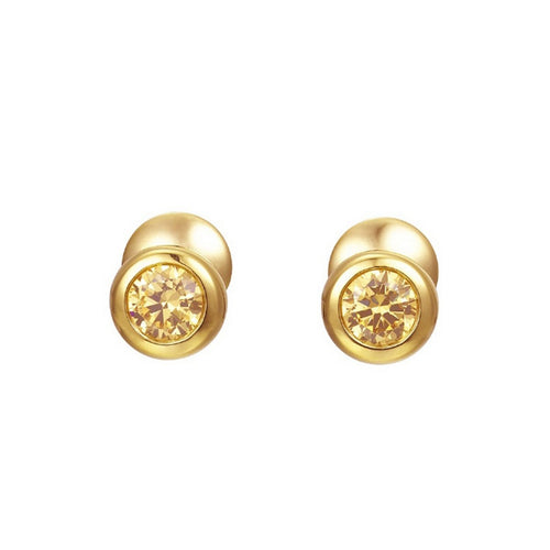 Joop Damen Ohrringe Ohrstecker Edelstahl Gold LANA JPER90313B000