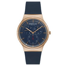 Laden Sie das Bild in den Galerie-Viewer, Kenneth Cole New York Herren Uhr Armbanduhr Silikon KC50057001