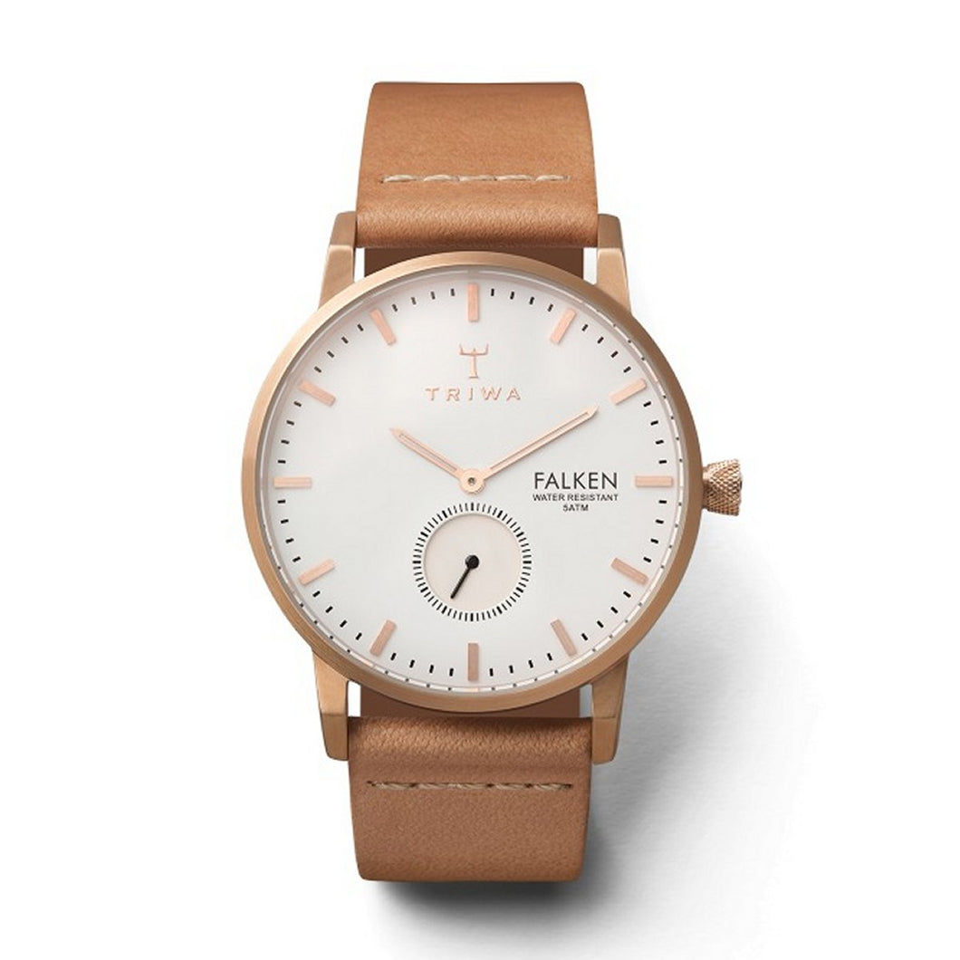 Triwa Unisex Uhr Armbanduhr FAST101-CL010614 Rose Falken Leder