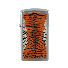 Laden Sie das Bild in den Galerie-Viewer, Zippo Feuerzeug Modell Slim 851.125 Tiermuster Tiger