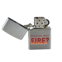 Laden Sie das Bild in den Galerie-Viewer, Zippo Feuerzeug Modell 200 / 855.792 wanna get fire?