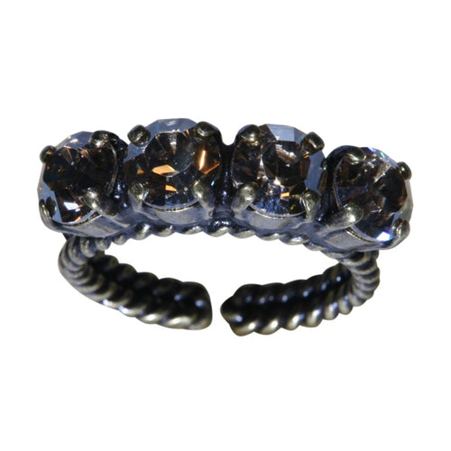 Konplott Ring Colour Snake beige Kristall goldener Schatten SS 29
