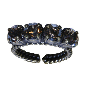 Konplott Ring Colour Snake beige Kristall goldener Schatten SS 29