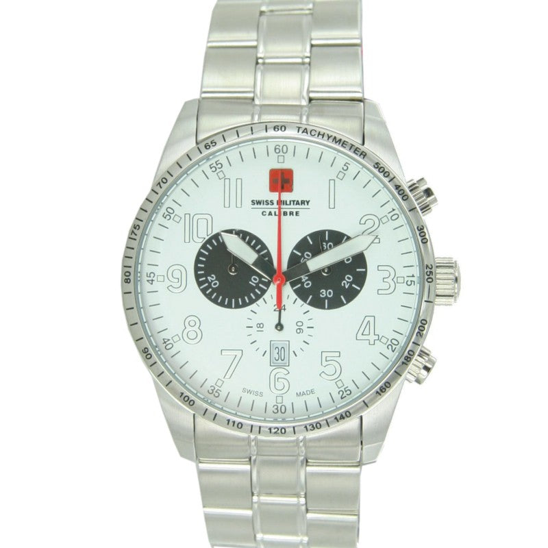 Swiss Military Calibre Herren Uhr SM12962XSN.04M XL Red Star