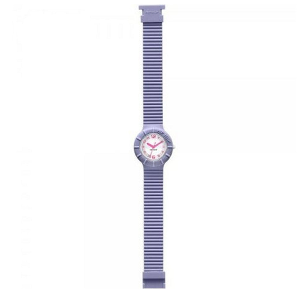 Hip Hop Uhr Armbanduhr Silikonuhr Numbers lavendel HWU0126