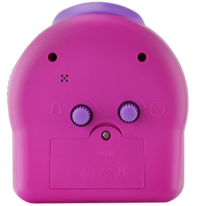 JACQUES FAREL Kinderwecker Wecker Analog Quarz Mädchen Schmetterling ACW 69 rosa